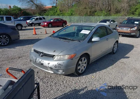 2006 Honda Civic Lx из США, поврежденный, VIN 2HGFG12656H574564